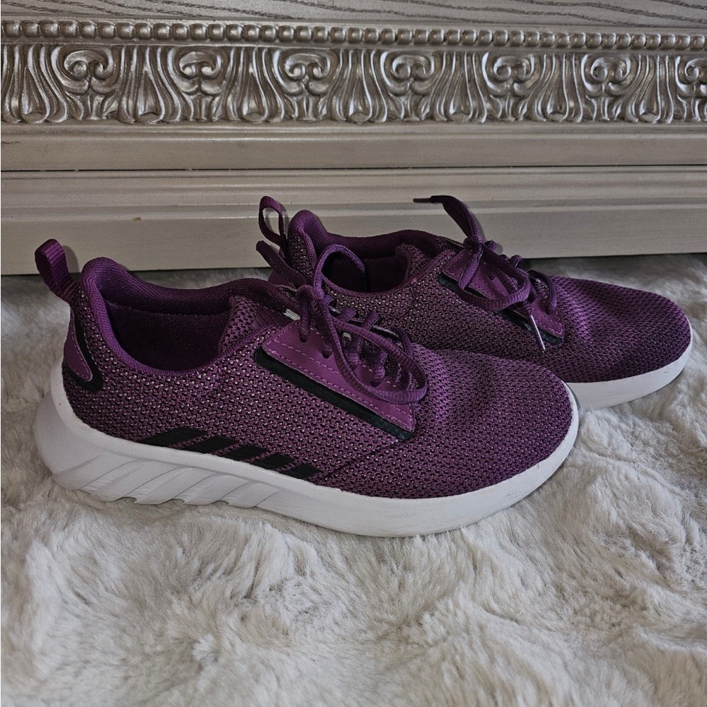 *30off3* K•Swiss‎ Purple and White Athletic Sneakers with Knit Mesh Upper​ - Picture 3 of 10